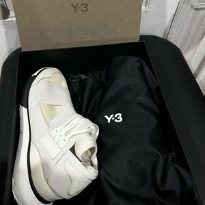 Y-3 White/ Cream Sneakers